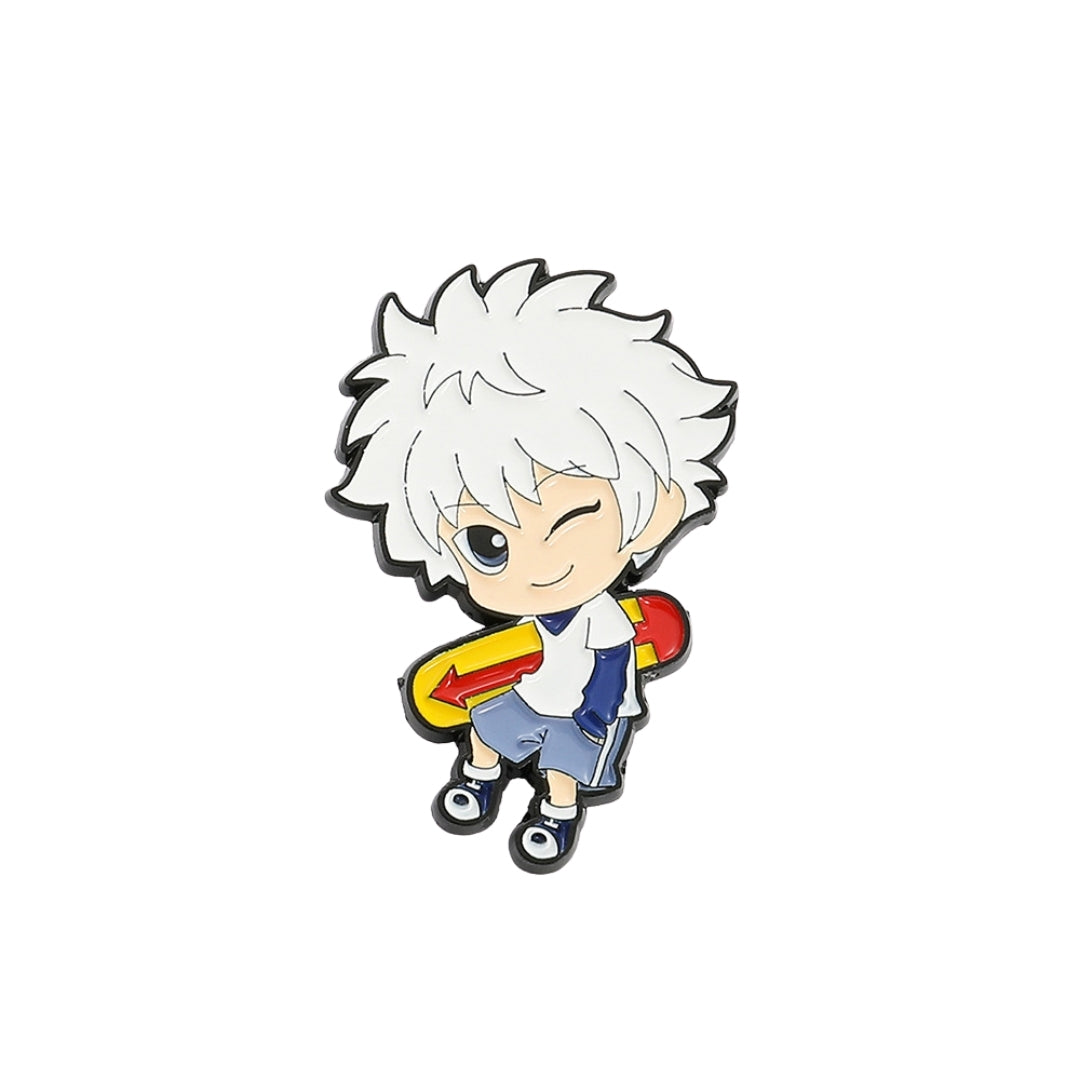 Broche / Pin Killua Con Patineta - Hunter X Hunter