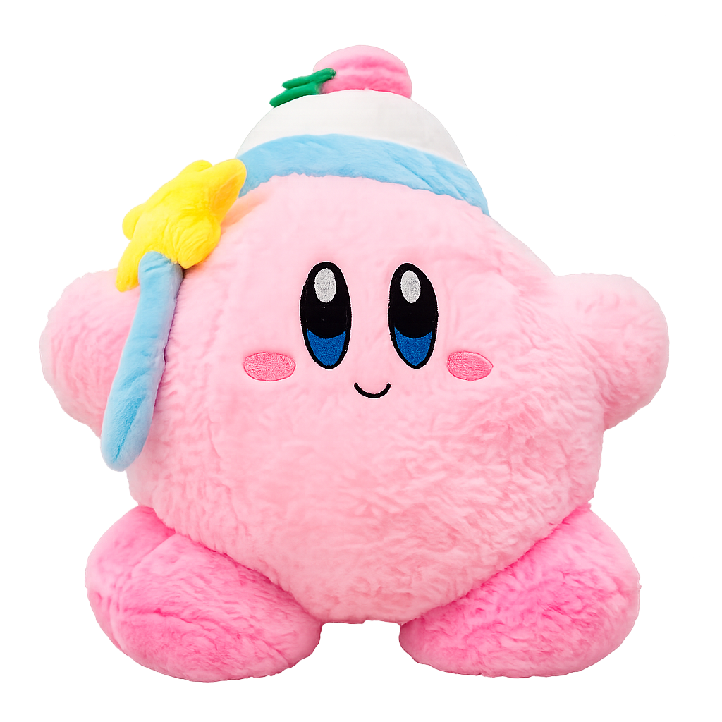 Peluche Kirby Con Gorro 45 Cm - Nintendo / NO OFICIAL