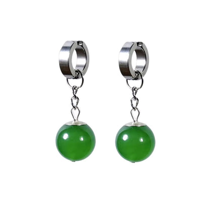 Aretes Clip Pothala Verdes #2 (Acero Inoxidable) - Dragon Ball Z
