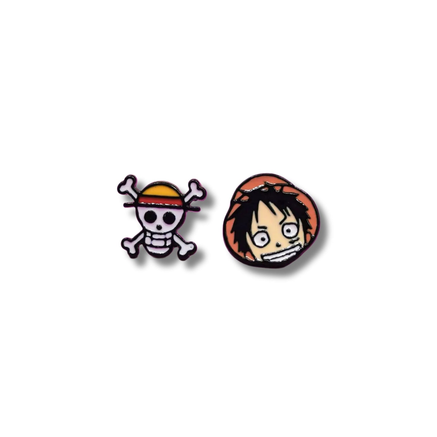 Aretes Luffy Y Calavera - One Piece