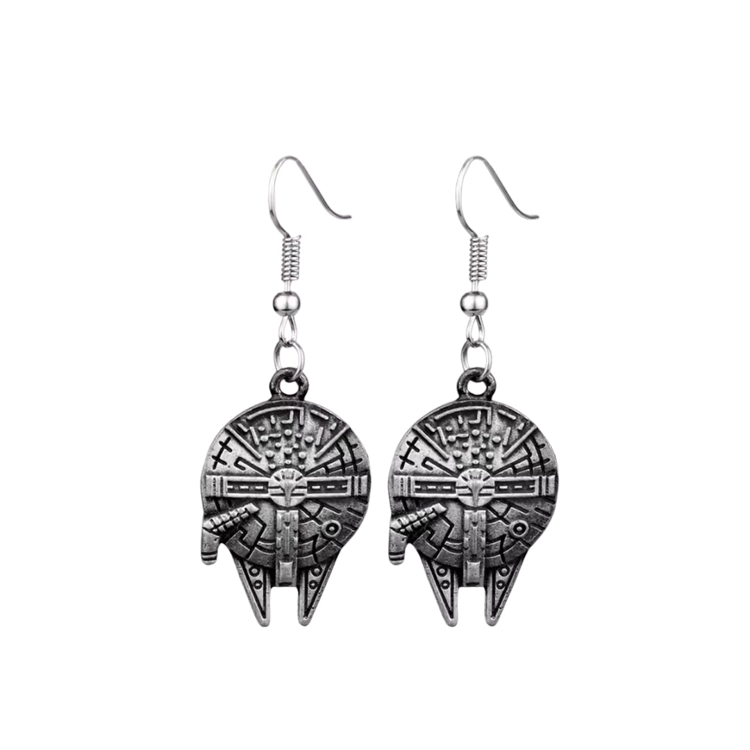 Aretes Nave Del Milenio - Star Wars