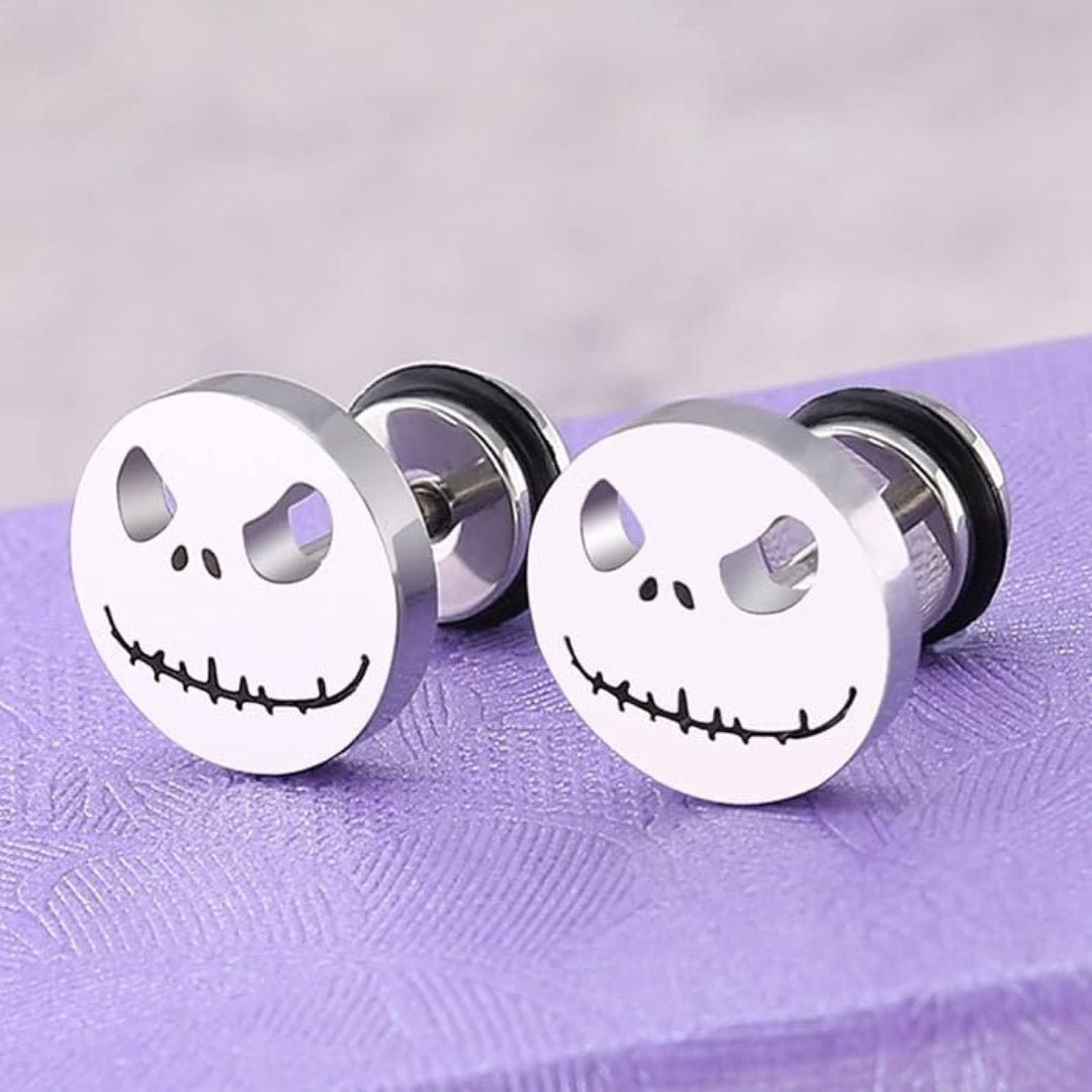 Aretes Rostro Jack Skellington - The Nightmare Before Christmas