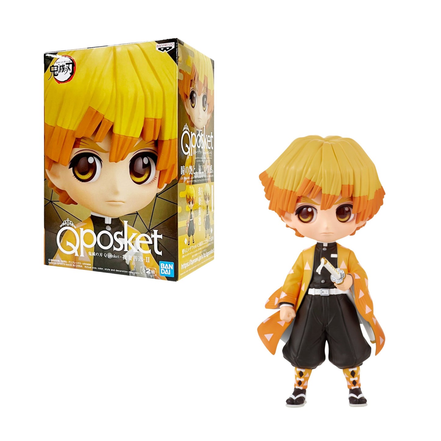 Banpresto Q Posket Zenitsu Agutsuma - Demon Slayer / OFICIAL