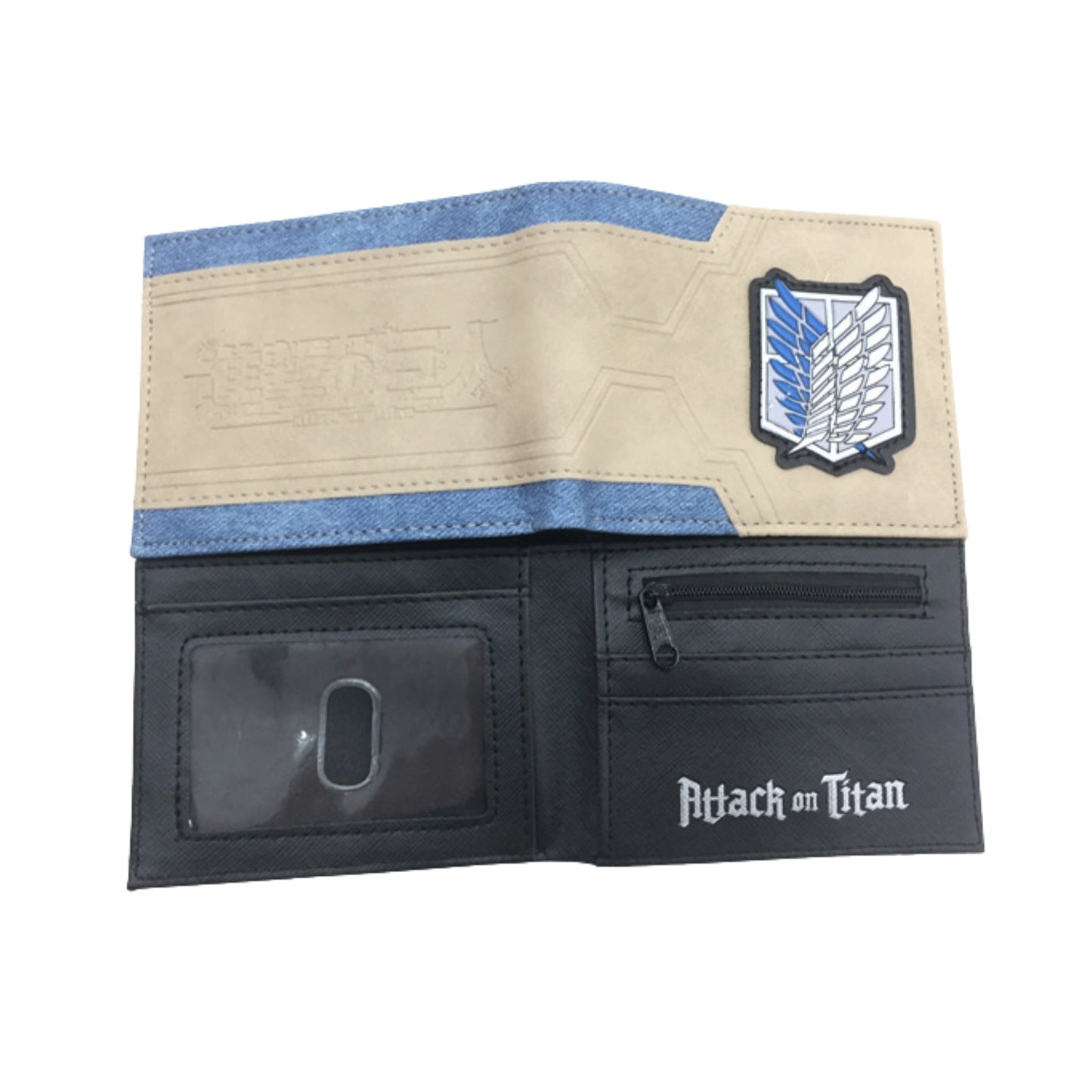 Billetera Attack On Titan Beige - Shingeki No Kyojin