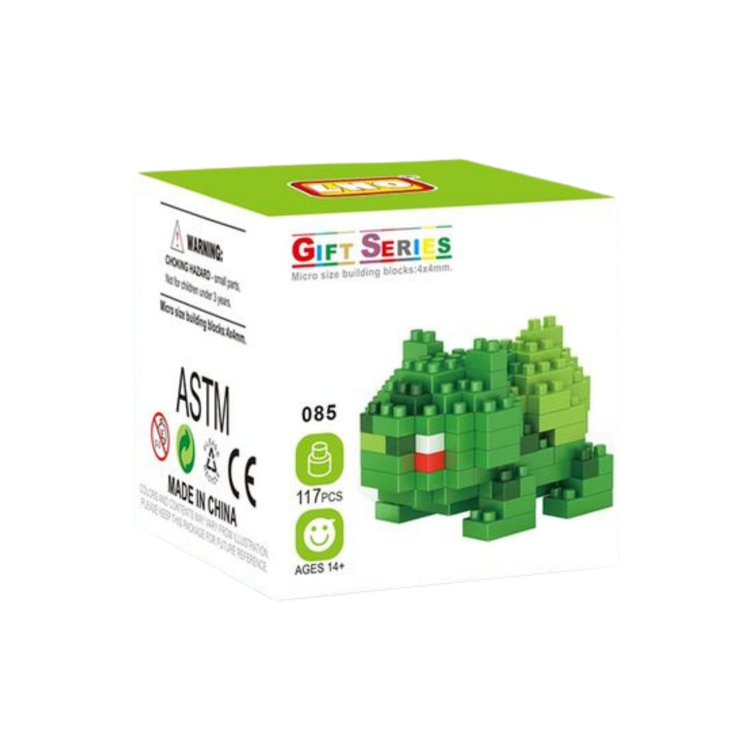 Blocks Puzzle Mini Bulbasaur - Pokemon