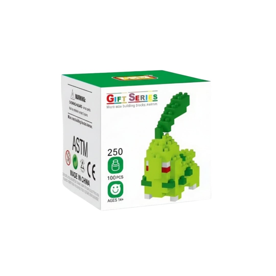 Blocks Puzzle Mini Chikorita - Pokemon / REPLICA