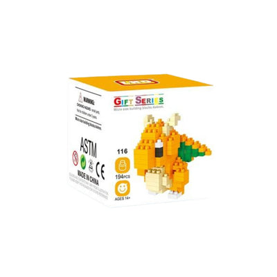 Blocks Puzzle Mini Dragonite - Pokemon / REPLICA