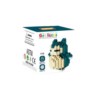 Blocks Puzzle Mini Snorlax - Pokemon / REPLICA