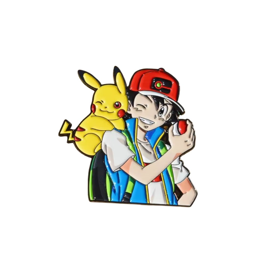 Broche / Pin Ash Ketchum Y Pikachu - Pokemon