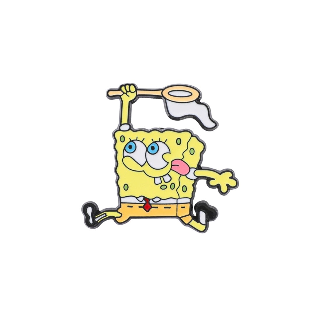 Broche / Pin Bob Esponja Con Red - Bob Esponja