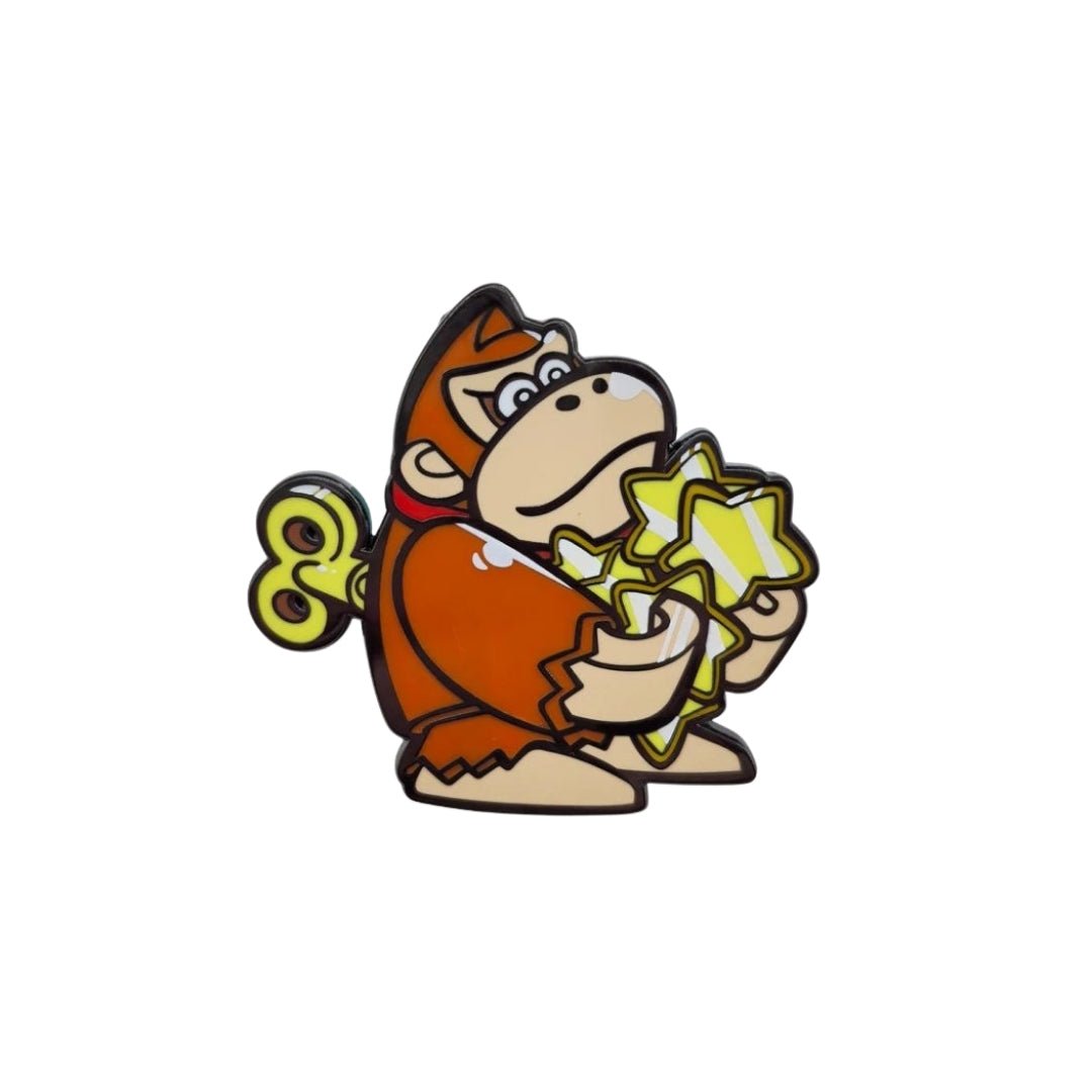 Broche / Pin Donkey Kong Con Estrellas - Nintendo