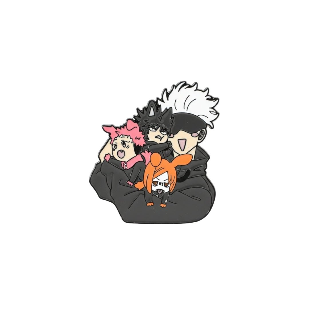 Broche / Pin Gojo Y Chibi Friends Jujutsu Kaisen - Jujutsu Kaisen