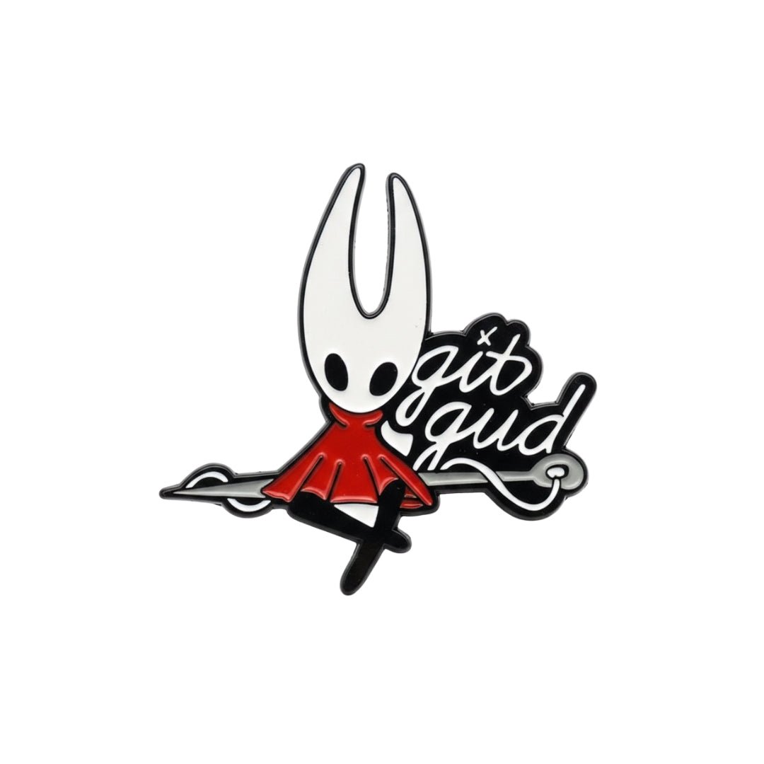 Broche / Pin Hornet Git Gud - Hollow Knight