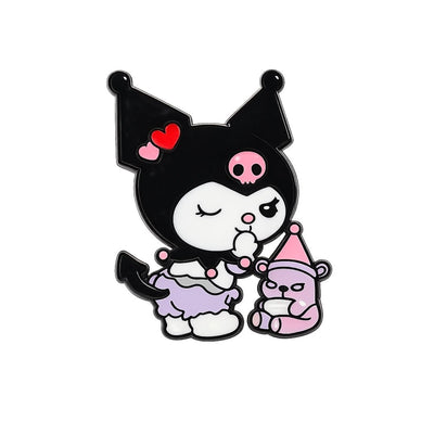 Broche / Pin Kuromi Guiño Con Peluche - Sanrio