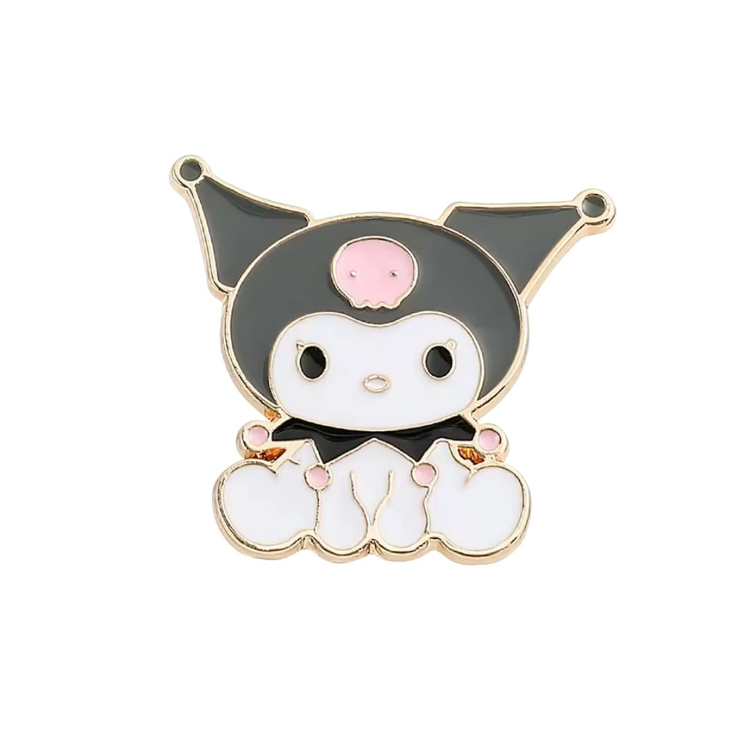 Broche / Pin Kuromi Sentada - Sanrio