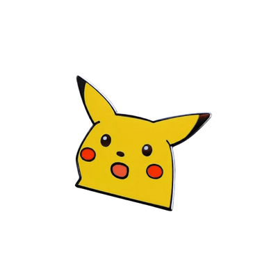 Broche / Pin Pikachu Impactado (Meme) - Pokémon