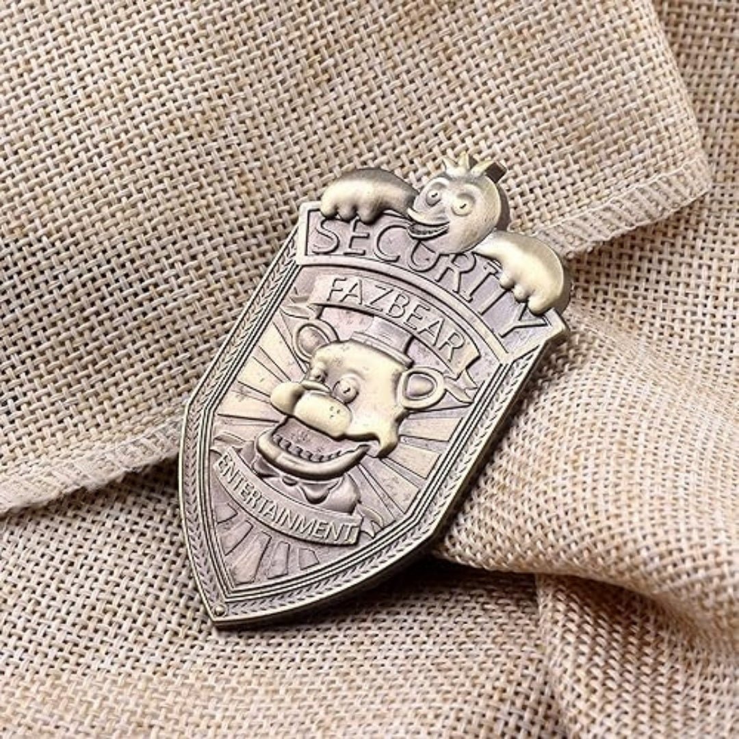 Broche / Pin Placa Security Larga - Five Nights At Freddys