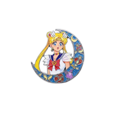 Broche / Pin Rostro Sailor Y Luna - Sailor Moon