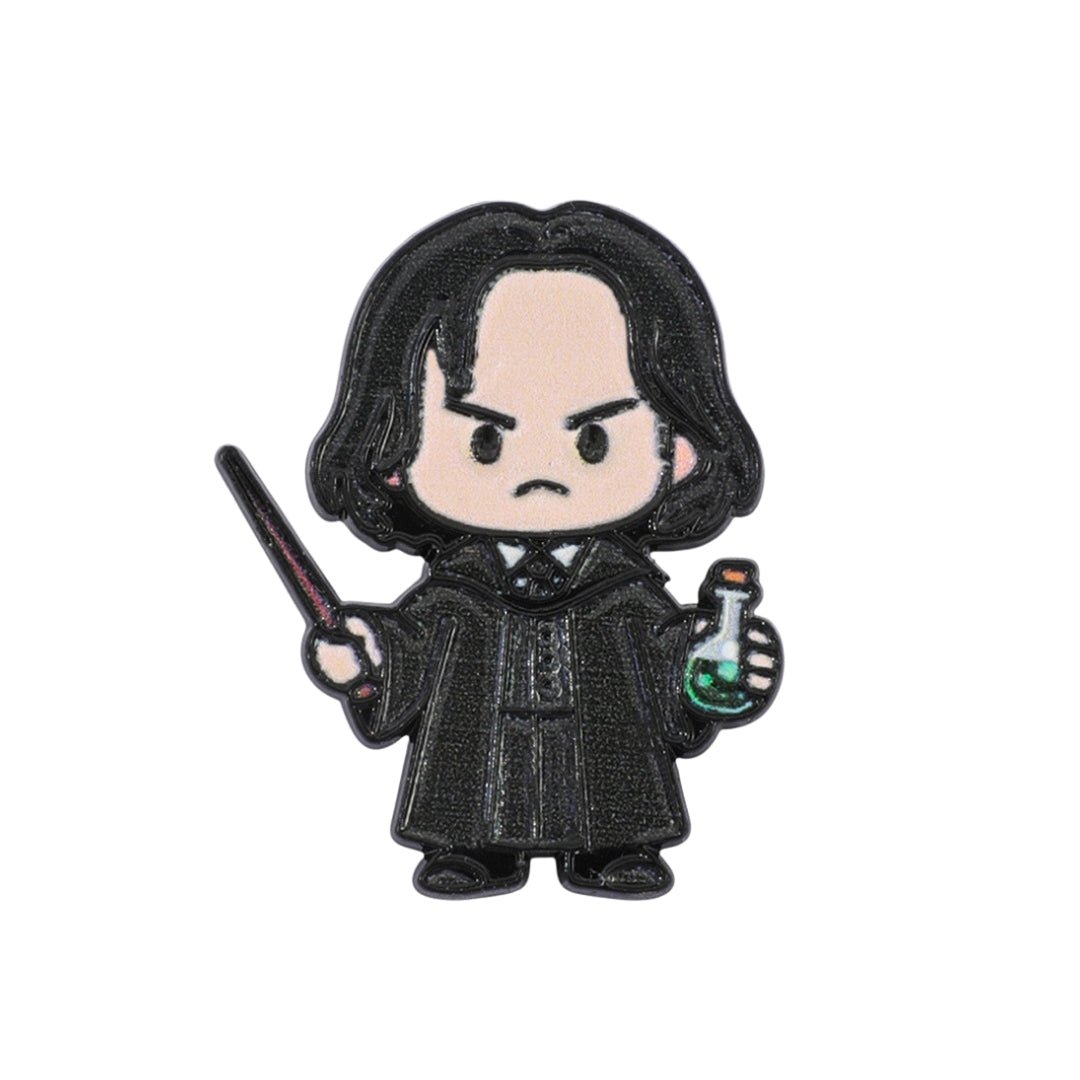 Broche / Pin Snape Con Varita - Harry Potter