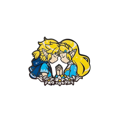 Broche / Pin Zelda Y Link Tomados De La Mano - The Legend Of Zelda
