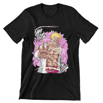 Camiseta Doflamingo - One Piece (SE ELABORAN BAJO PEDIDO DE 3 A 5 DÍAS)