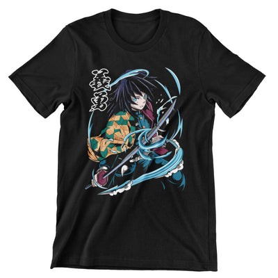Camiseta Giyu Tomioka - Demon Slayer (SE ELABORAN BAJO PEDIDO DE 3 A 5 DÍAS)