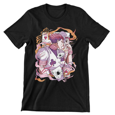 Camiseta Hisoka - Hunter x Hunter (SE ELABORAN BAJO PEDIDO DE 3 A 5 DÍAS)