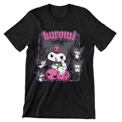 Camiseta Kuromi #1 - Sanrio (SE ELABORAN POR PEDIDO)