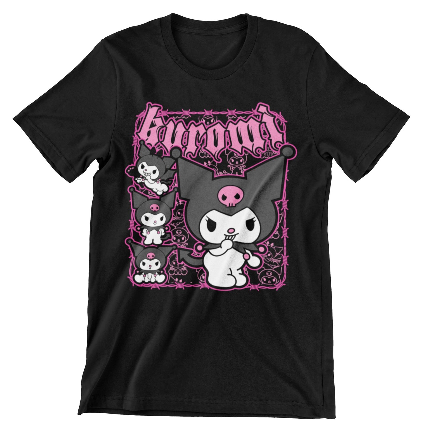 Camiseta Kuromi #2 - Sanrio  (SE ELABORAN POR PEDIDO)