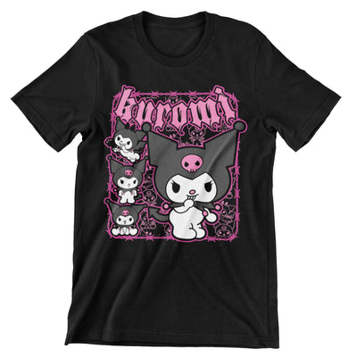 Camiseta Kuromi #2 - Sanrio  (SE ELABORAN POR PEDIDO)