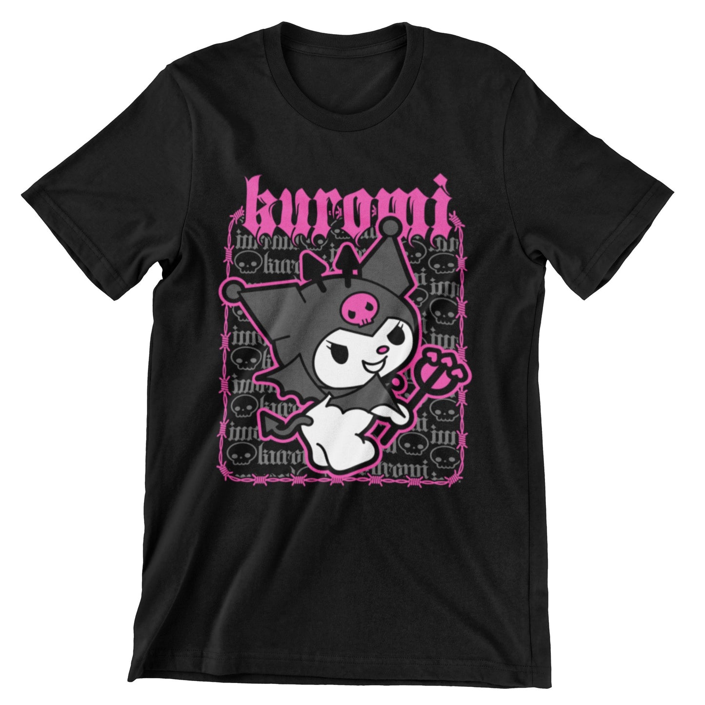 Camiseta Kuromi #3 - Sanrio (SE ELABORAN POR PEDIDO)