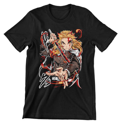 Camiseta Kyojuro Rengoku - Demon Slayer (SE ELABORAN POR PEDIDO)