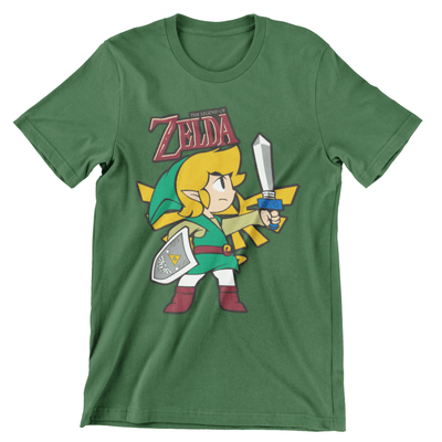 Camiseta Link Con La Espada - The Legend Of Zelda (SE ELABORAN BAJO PEDIDO).
