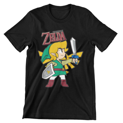 Camiseta Link Con La Espada - The Legend Of Zelda (SE ELABORAN BAJO PEDIDO).