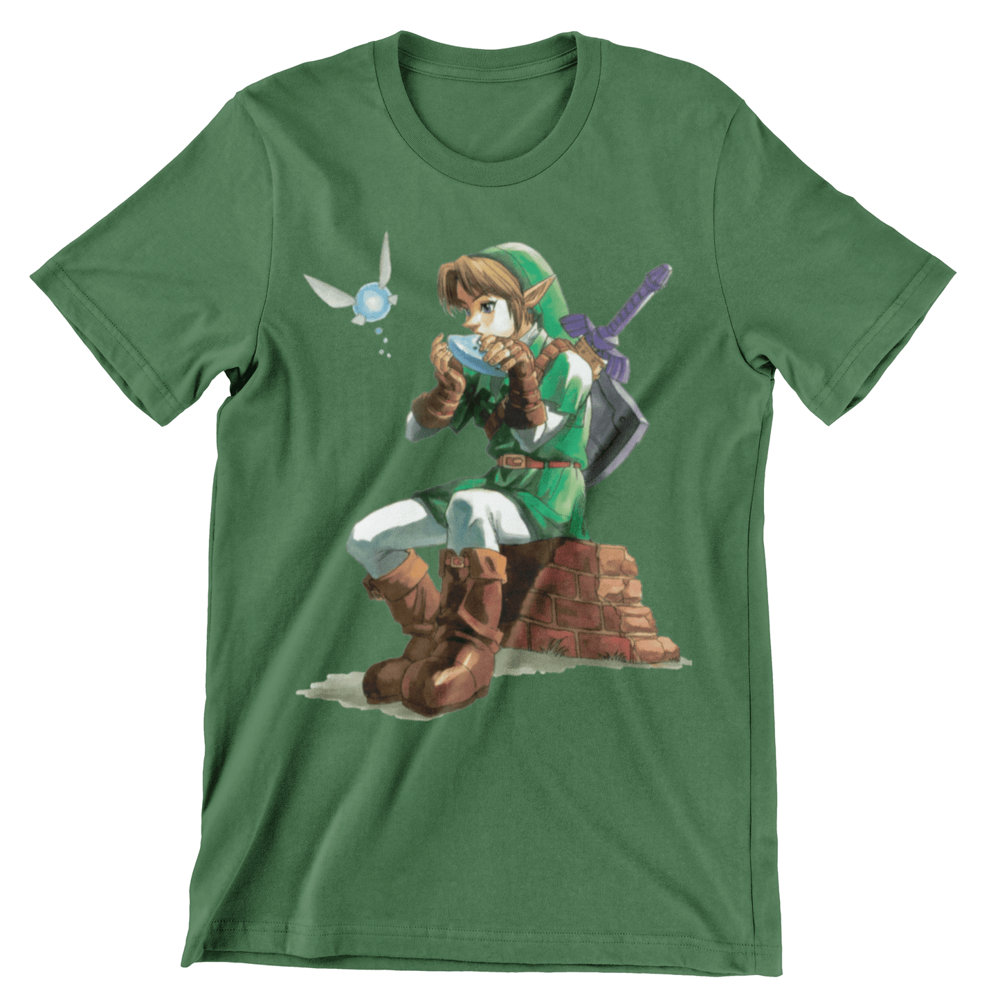 Camiseta Link Tocando La Ocarina - The Legend Of Zelda