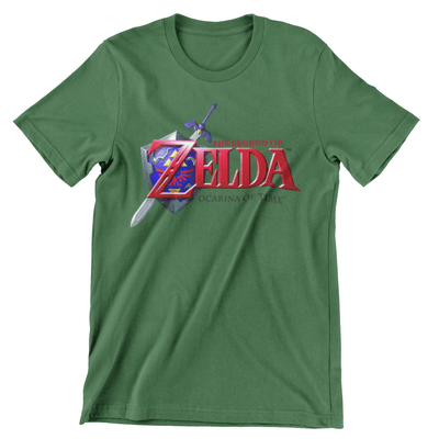 Camiseta Logo Ocarina Of Time - The Legend Of Zelda (SE ELABORAN BAJO PEDIDO)