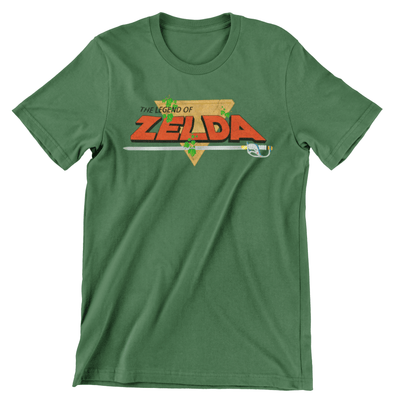 Camiseta Logo The Legend Of Zelda NES - The Legend Of Zelda (SE ELABORAN BAJO PEDIDO)