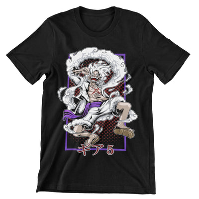 Camiseta Luffy Gear 5 - One Piece (SE ELABORAN BAJO PEDIDO DE 3 A 5 DÍAS)