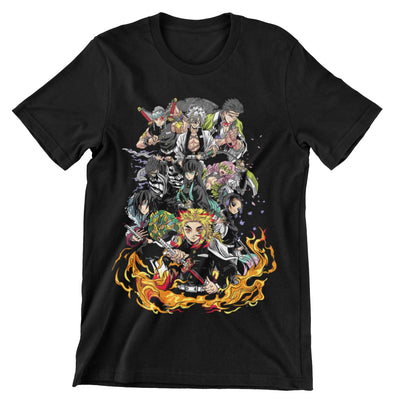 Camiseta Pilares - Demon Slayer (SE ELABORAN BAJO PEDIDO DE 3 A 5 DÍAS)