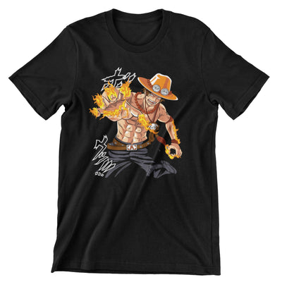 Camiseta Portgas D. Ace - One Piece (SE ELABORAN BAJO PEDIDO DE 3 A 5 DÍAS)