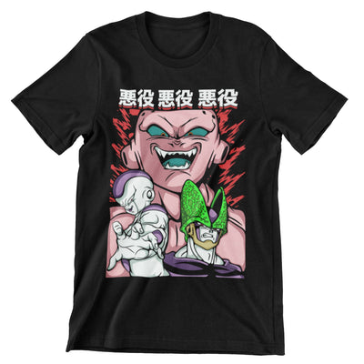 Camiseta Villanos Dragon Ball Z - Dragon Ball Z (SE ELABORAN POR PEDIDO)