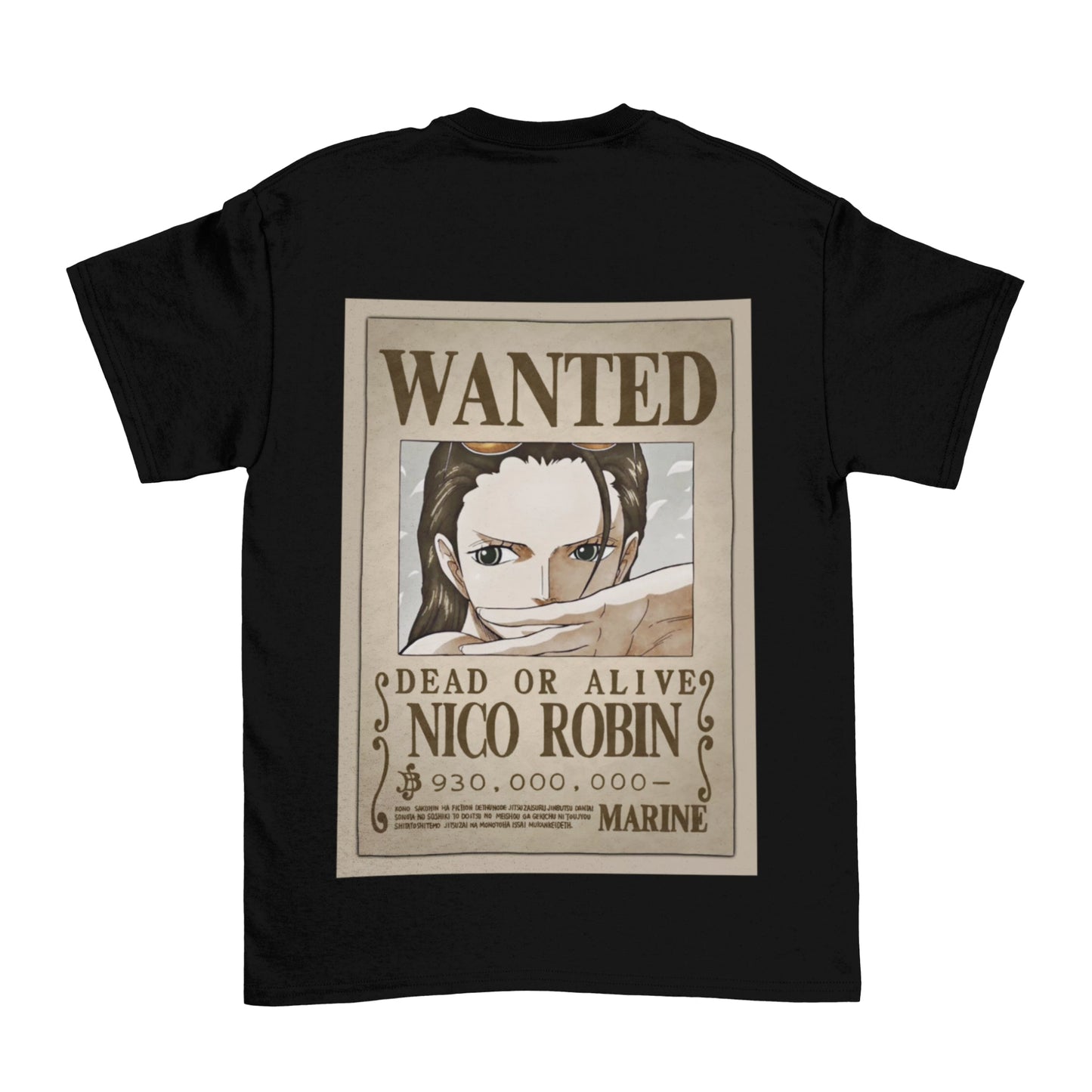 Camiseta Wanted One Piece (SE ELABORAN POR PEDIDO)