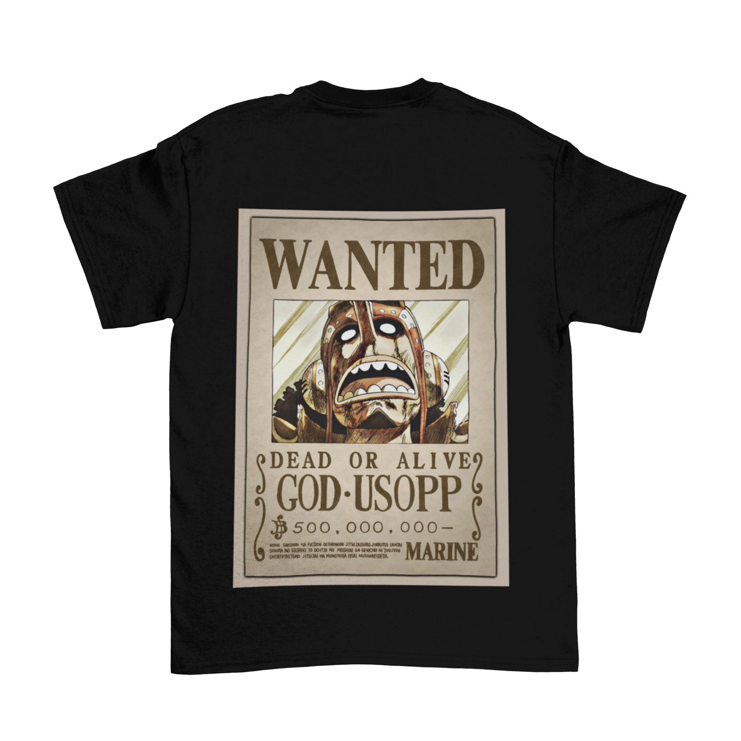 Camiseta Wanted One Piece (SE ELABORAN POR PEDIDO)