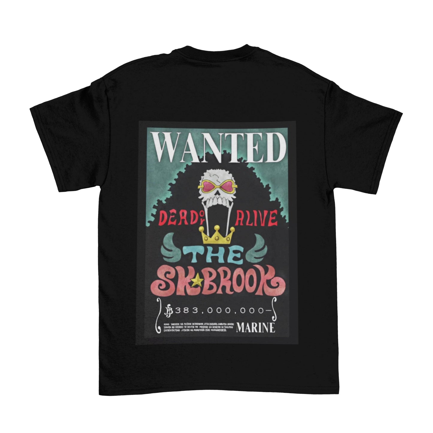 Camiseta Wanted One Piece (SE ELABORAN POR PEDIDO)