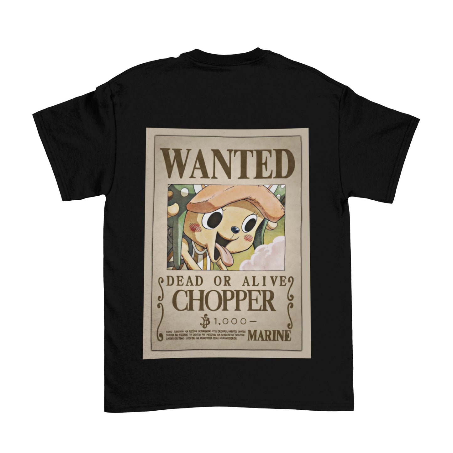 Camiseta Wanted One Piece (SE ELABORAN POR PEDIDO)