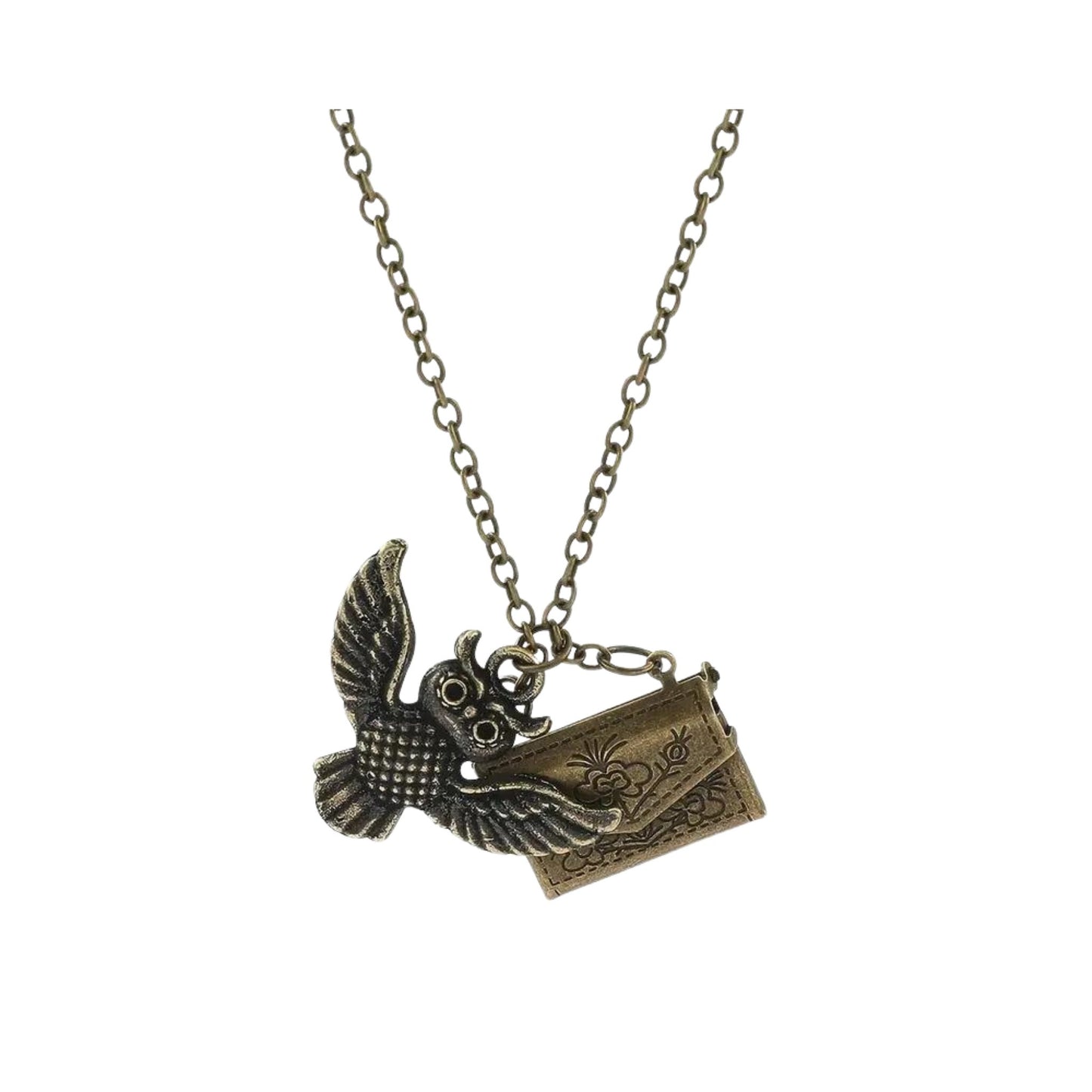 Collar Búho Con Carta (Harry Potter)