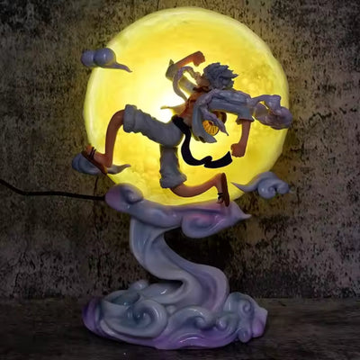Figura Luffy Gear 5 Con Luz - One Piece / REPLICA