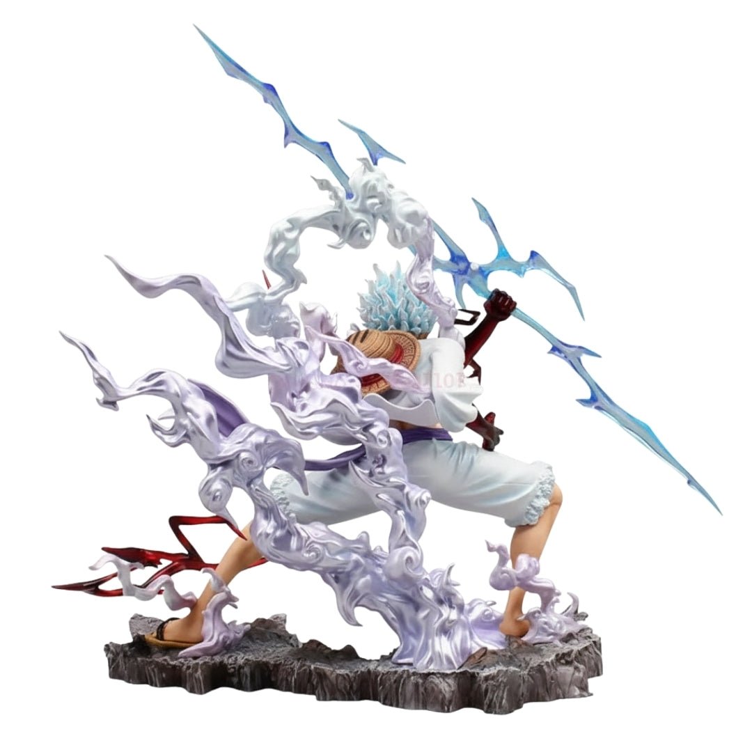 Figura Luffy Gear 5 Con Rayo (Mano Roja) - One Piece / REPLICA