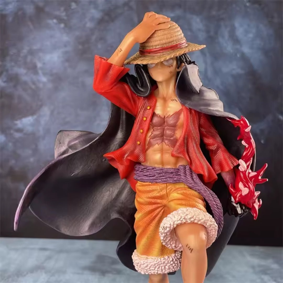 Figura Luffy Sosteniendo Sombrero - One Piece/SIN CAJA - REPLICA