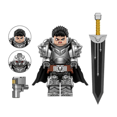 Figura Tipo Lego Guts Con Armadura - Berserk / REPLICA